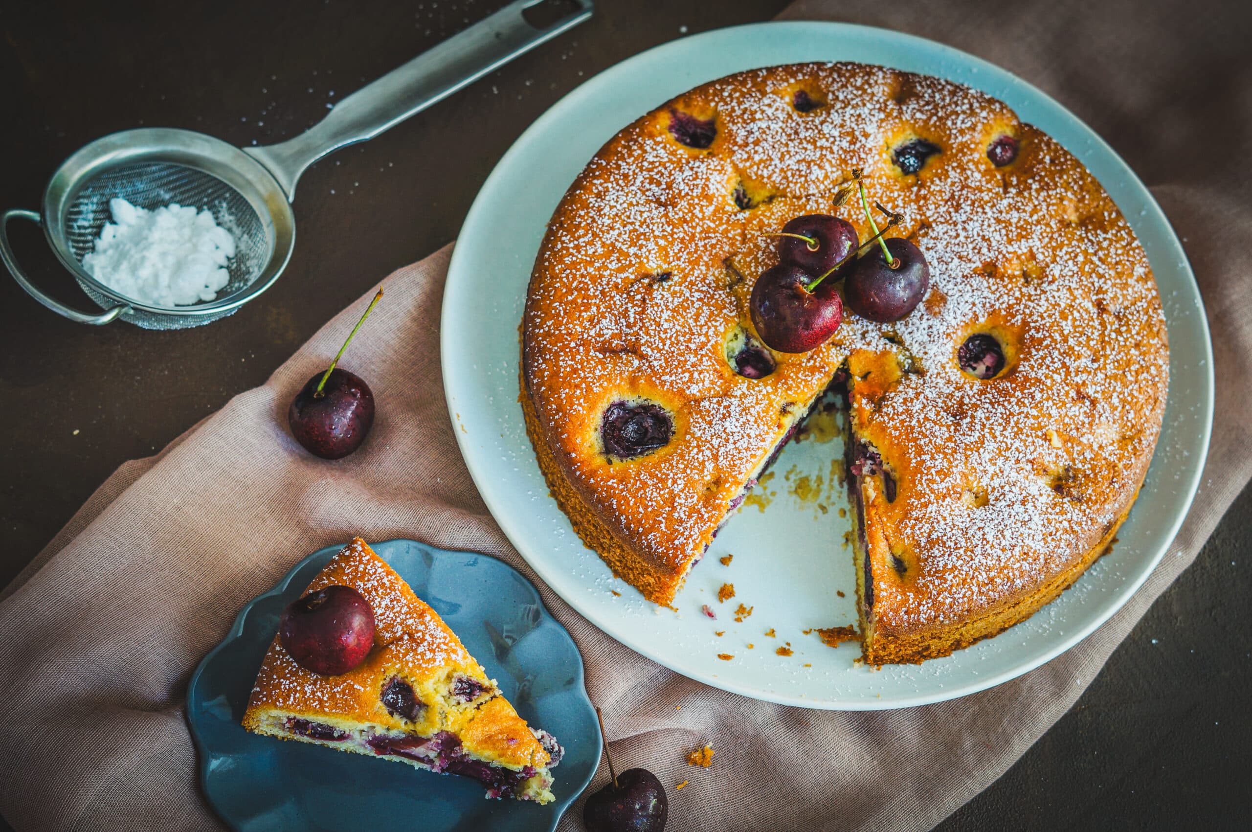 Tante Mathildas Kirschkuchen